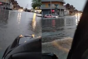 VRŠAC POD VODOM! Automobili "PLIVAJU" po ulicama - pogledajte snimak posle jake provale oblaka