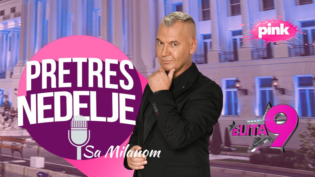 BRZO SVI NA PINK! Počinje 'Pretres nedelje' sa Milanom Miloševićem, večeras će se zatresti Bela kuća!
