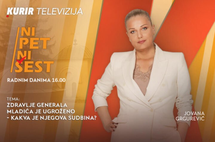 Ekskluzivno: Darko Mladić, u studiju Kurir TV, o zdravstvenom stanju i sudbini oca, generala Mladića u “NI 5 NI 6”