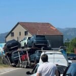 Kamion sa fiat pandama sleteo sa puta: Saobraćajna nezgoda na magistralnom putu Podgorica - Bar (FOTO)