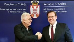 Kokanović nakon sastanka sa ministrom Bratinom: Nastavljamo da radimo na snažnijem povezivanju Srbije sa našim narodom gde god da živi