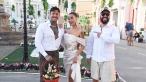 Lepi brka prigrlio lavicu, a Luka umire od smeha! Aneli između dve vatre, bivši verenik i budući dečko rzme uz rame, a Ahmićka se okrenula NJEMU! (FOT