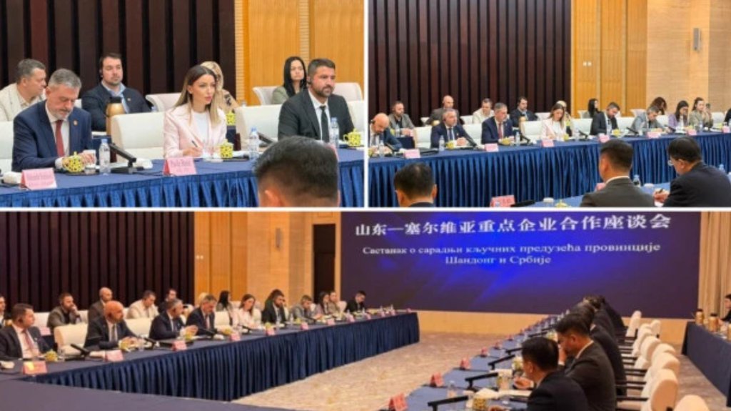 MINISTARKA MESAROVIĆ NA PRIVREDNOM FORUMU U ĐINANU Ekonomska i politička stabilnost su razlozi zbog kojih kineske kompanije žele da investiraju u Srbi