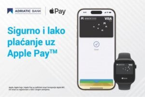 PLAĆAJTE IPHONE-OM: ADRIATIC BANKA UVELA APPLE PAY