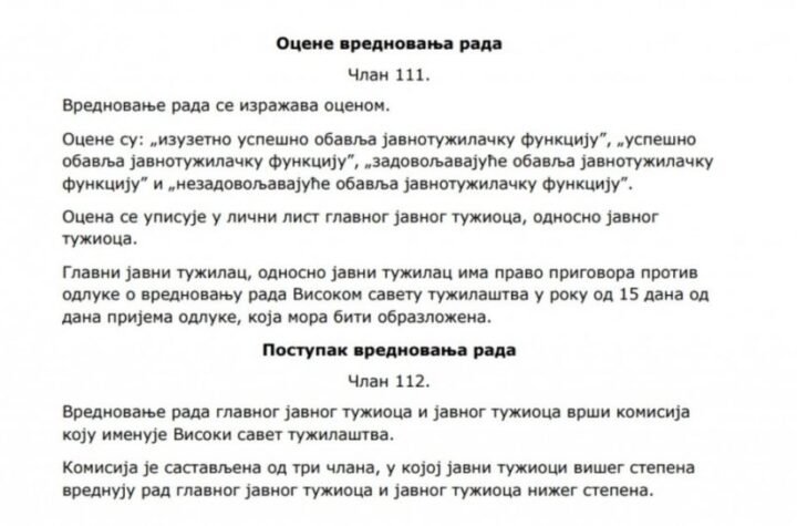PRAVNI PUČ U TUŽILAŠTVU: Dolovac zaobišla VST i tajno, van zakona, postavlja svoje kadrove!