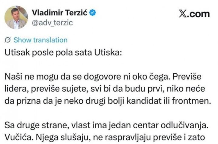 "PREVIŠE SUJETE" Blokaderski advokat očajan: Ni oko čega ne možemo da se dogovorimo! (FOTO)