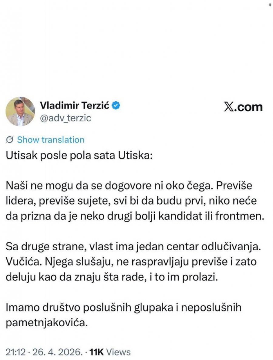 "PREVIŠE SUJETE" Blokaderski advokat očajan: Ni oko čega ne možemo da se dogovorimo! (FOTO)