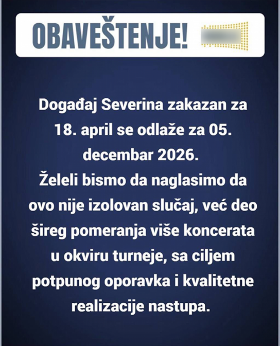 PUKLA! Severina može da svira KRAJ KARIJERE - SPUSTILA CENU NA MINIMUM, ali prodala samo petinu!