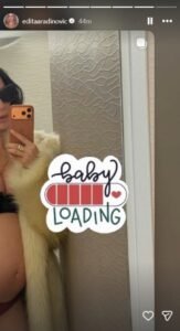 TRUDNA EDITA ARADINOVIĆ MAMI UZDAHE U ČIPKASTOM DONJEM VEŠU! Pevačica se skinula pred porođaj, LAJKOVI PLJUŠTE! (FOTO)