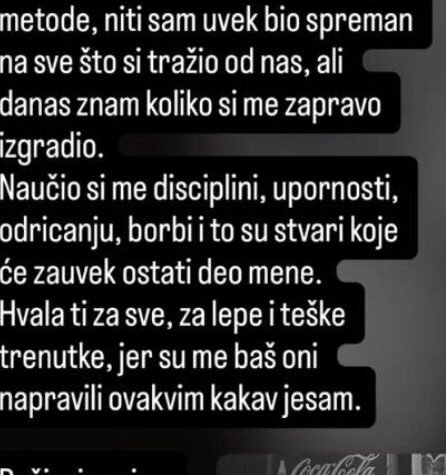 VLADIMIR LUČIĆ SE EMOTIVNIM REČIMA OPROSTIO OD DUŠKA VUJOŠEVIĆA: Možda nisam uvek razumeo tvoje metode, ali...