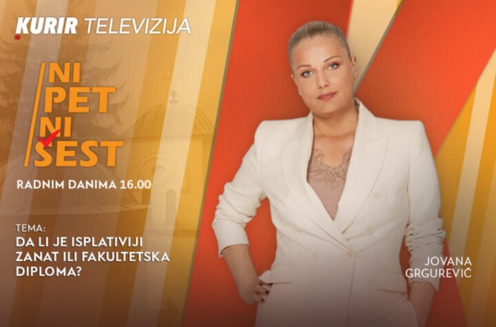 DA LI JE ISPLATIVIJI ZANAT ILI FAKULTETSKA DIPLOMA? - u današnjoj emisiji “NI 5 NI 6” od 16.00