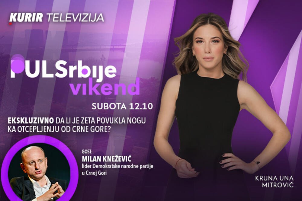 EKSKLUZIVNO: Milan Knežević u studiju INFO TV - Da li je Zeta povukla nogu? - Puls Srbije vikend, danas od 12.10