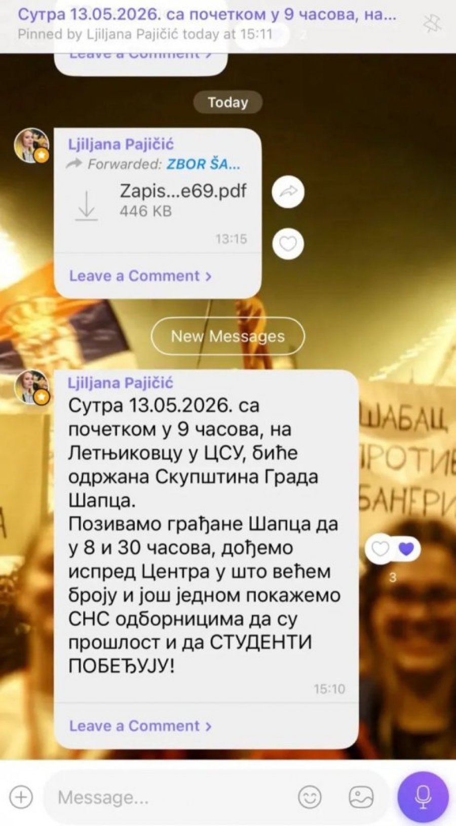 FIJASKO KAKAV NI BJELA NE BI MOGAO DA IZREŽIRA! Blokaderi pozvali ceo Šabac - došlo im svega troje ljudi! (FOTO)