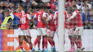 FINALE LIGE ŠAMPIONA: PSŽ - ARSENAL  Izjednačenje! 'Gori' tribina gde su Francuzi, Raja nije imao šanse protiv Dembelea