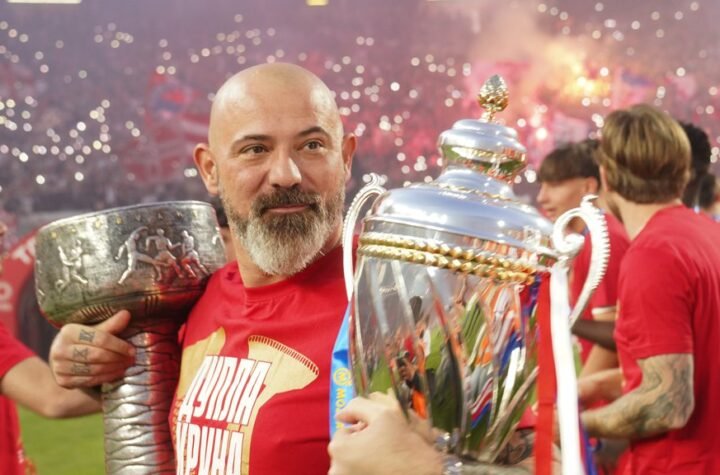 FOTO GALERIJA: Pogledajte kako je Crvena zvezda proslavila titulu - crveno-beli spektakl na Marakani (FOTO)