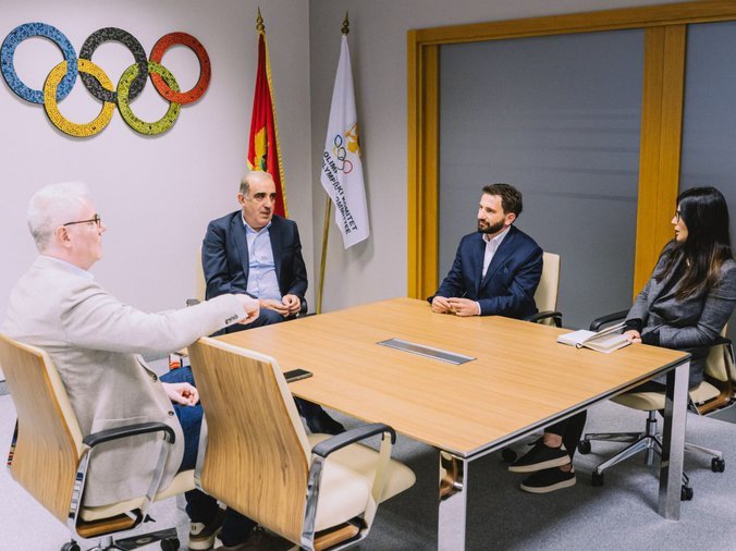 JAČANJE SPORTSKIH VEZA: Dejan Tomašević u prvoj zvaničnoj poseti Crnogorskom olimpijskom komitetu