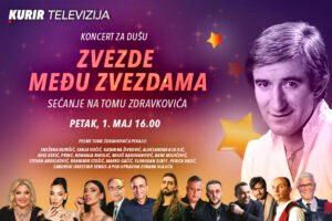 KONCERT “ZVEZDE MEĐU ZVEZDAMA - SEĆANJE NA TOMU ZDRAVKOVIĆA” - danas od 16.00 na Kurir televiziji