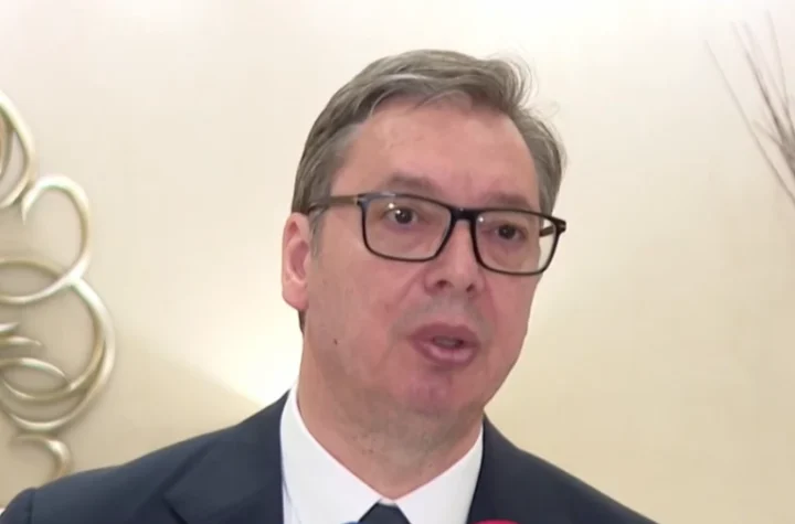 OBRAĆA SE VUČIĆ: Predsednik Srbije o skupu ispred Palate Albanije - evo kada se skida bilbord!