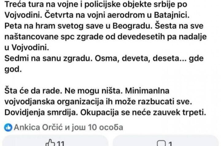 "OTVORENA NAJAVA TERORIZMA, ALI NOVOSADSKO TUŽILAŠTVO ĆUTI!" Uglješa Mrdić pravo u metu!