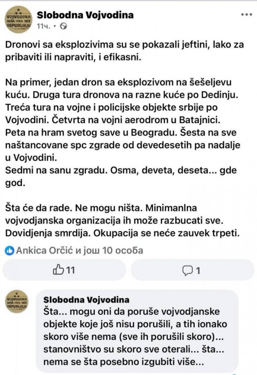 "OTVORENA NAJAVA TERORIZMA, ALI NOVOSADSKO TUŽILAŠTVO ĆUTI!" Uglješa Mrdić pravo u metu!