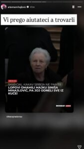 Oglasila se Arijana posle sramne pljačke kuće Siniše Mihajlovića u Srbiji: Pomozite nam...