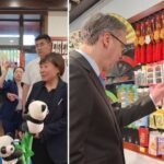 "POSEBNA USPOMENA NA OVU POSETU" Vučić: Ugrabio sam trenutak da kupim neku sitnicu za Danila, Milicu i Vukana (FOTO)