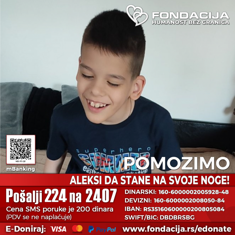 Pomozimo Aleksi slanjem 224 na 2407