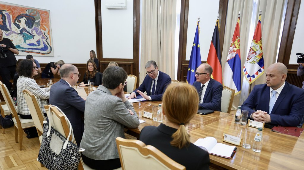 SASTANAK ODRŽAN U PREDSEDNIŠTVU: Vučić se sastao sa Nilsom Anenom