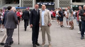 ZBILJIĆ I RADUJKO NA FINALU LIGE ŠAMPIONA! Čelnici srpskog fudbala među zvanicama UEFA u Budimpešti (FOTO)