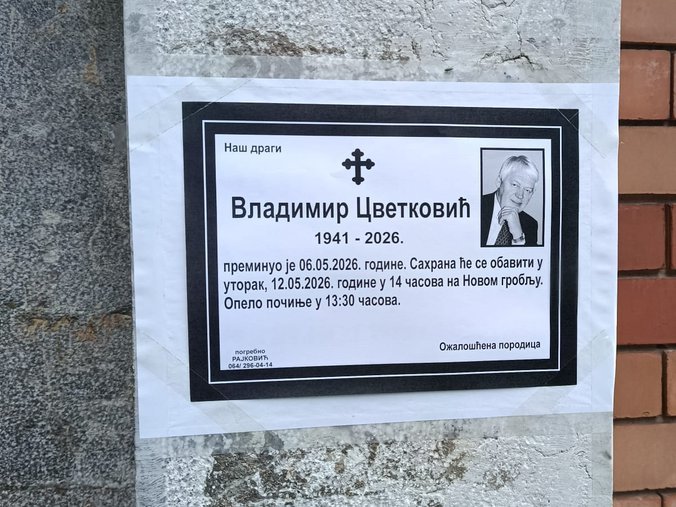 ZBOGOM, LEGENDO! Vladimir Cvetković sahranjen uz taktove 'Đurđevdana' - potresni prizori sa Novog groblja su rasplakali Srbiju! (FOTO)