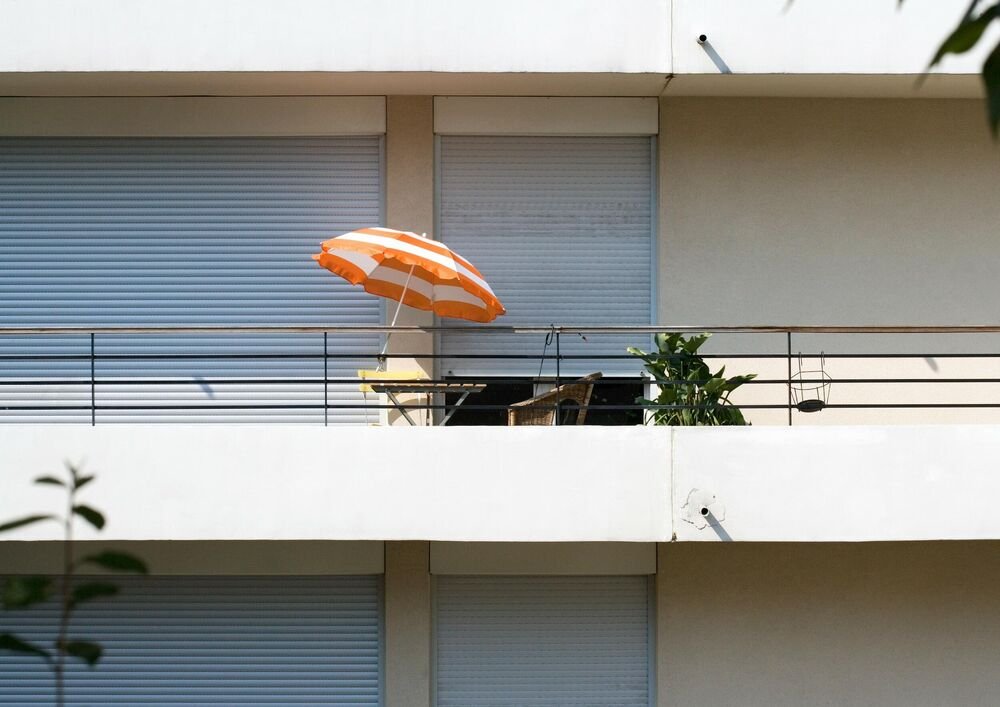 balkon, stan, zgrada