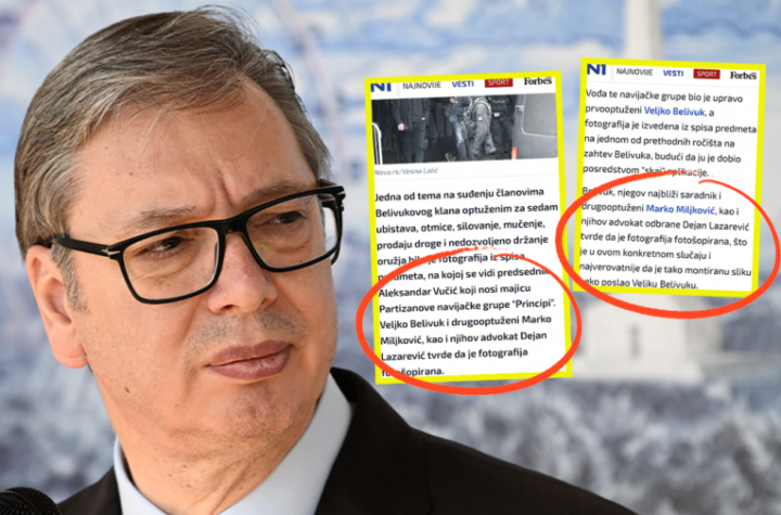 NOVO CRTANJE METE! N1 u naslovu Belivuka povezuje sa Vučićem, a u tekstu stoji da je FALSIFIKAT! BRUTALNI LINČ BLOKADERA U RASULU