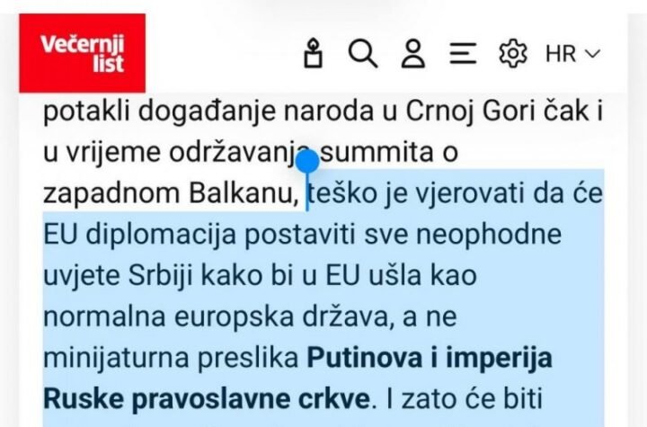 SRAMNO! Hrvatska bi da sruši Vučića jer odbija sramne ucene! Upregli su sve službe i medije! (FOTO)