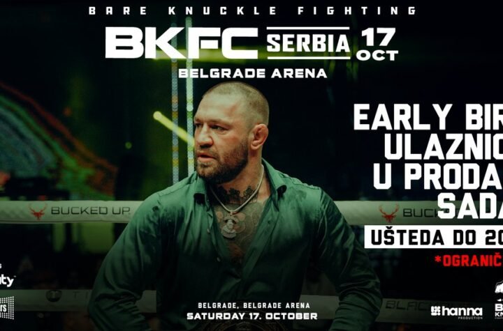 SRBIJA ULAZI U ISTORIJU BORILAČKOG SPORTA: BKFC PRVI PUT STIŽE U BEOGRAD – EARLY BIRD ULAZNICE U PRODAJI!