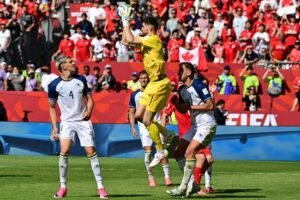Detalj sa utakmice Kanade i Bosne i Hercegovine u prvom kolu B grupe Svetskog prvenstva 2026. godine u Torontu