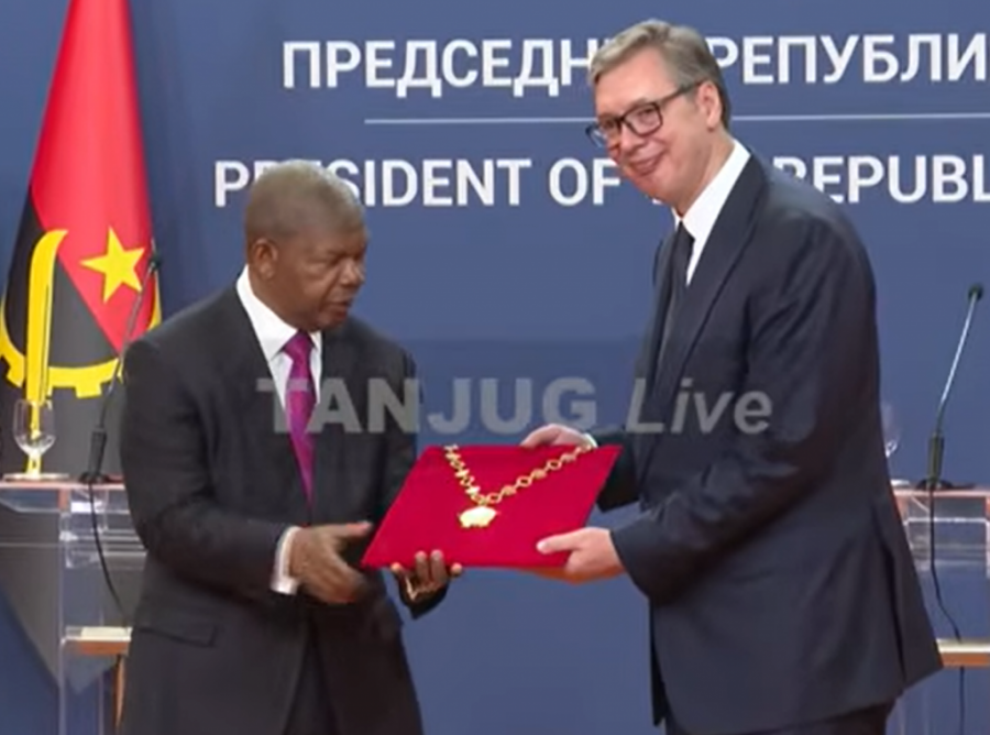 VELIKA ČAST! Ovako izgleda orden kojim će Vučić danas biti odlikovan, a evo koji će orden on uručiti predsedniku Angole (FOTO)