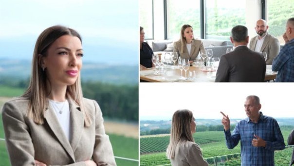 'Lokalne kompanije doprinose snažnijoj i konkurentnijoj Srbiji' Ministarka Meserović u Blacu posetila vinariju 'DOJA'