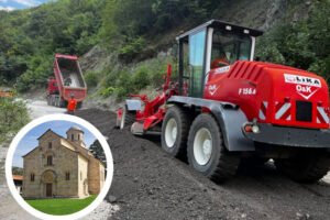 ALARM IZ VISOKIH DEČANA: Kamioni i građevinske mašine kod svetinje, Eparhija se hitno oglasila (FOTO)