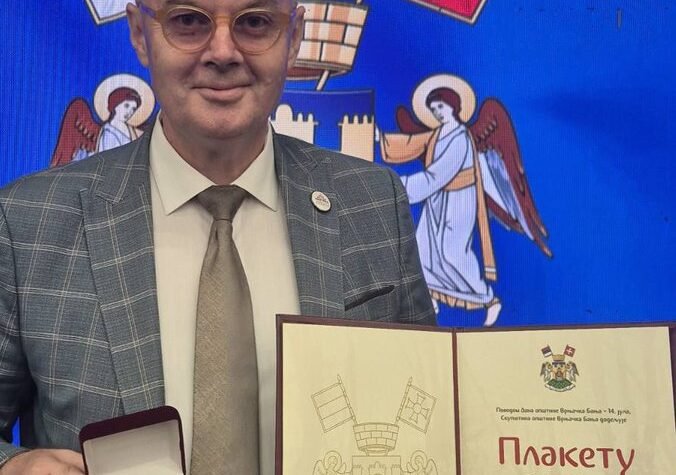 ANDRIJA JORGIĆ DOBITNIK PRESTIŽNOG PRIZNANJA OPŠTINE VRNJAČKA BANJA