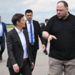"DOBRO DOŠAO U SRBIJU, DRAGI PRIJATELJU!" Brnabićeva dočekala predsednika Vrhovne rade Ukrajine! (FOTO)