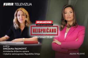EKSKLUZIVNO: Ministarka Snežana Paunović gošća je emisije “Neispričano” večeras od 23.00