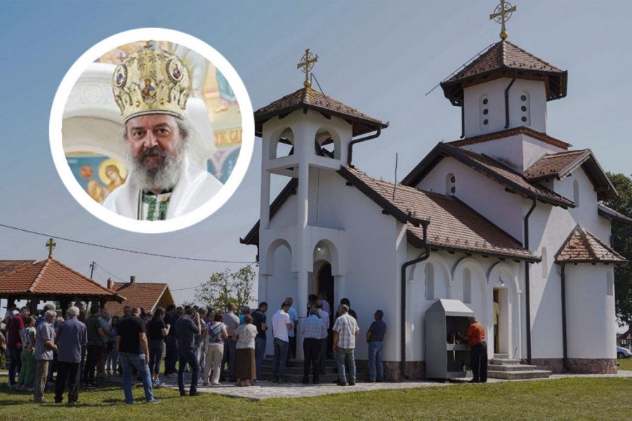 “NE PREZRIMO NIKOGA KO STRADA, VEĆ POMOZIMO BRAĆI I SESTRAMA”: Vladika Isihije na crkvenoj slavi u Tvrdojevcu