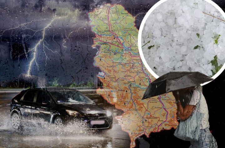 OPET STIŽU PLJUSKOVI, GRMLJAVINA I GRAD! U Srbiji danas oblačno i nestabilno vreme!