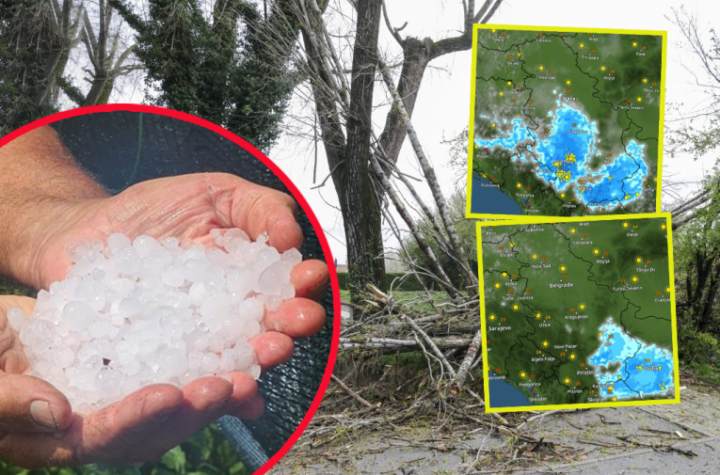 PAKAO JE POČEO, TRAJAĆE 4 SATA! Snažna oluja stigla u Srbiju - u Prijepolju napravila APOKALIPSU, u OVE krajeve tek dolazi! GRAD TUČE SVE PRED SOBOM! (FOTO)