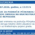 RHMZ SAMO NIŽE HITNA UPOZORENJA! U narednih sat vremena neka se spreme OVI delovi Srbije - stižu PLJUSKOVI, GRAD I GRMLJAVINA!