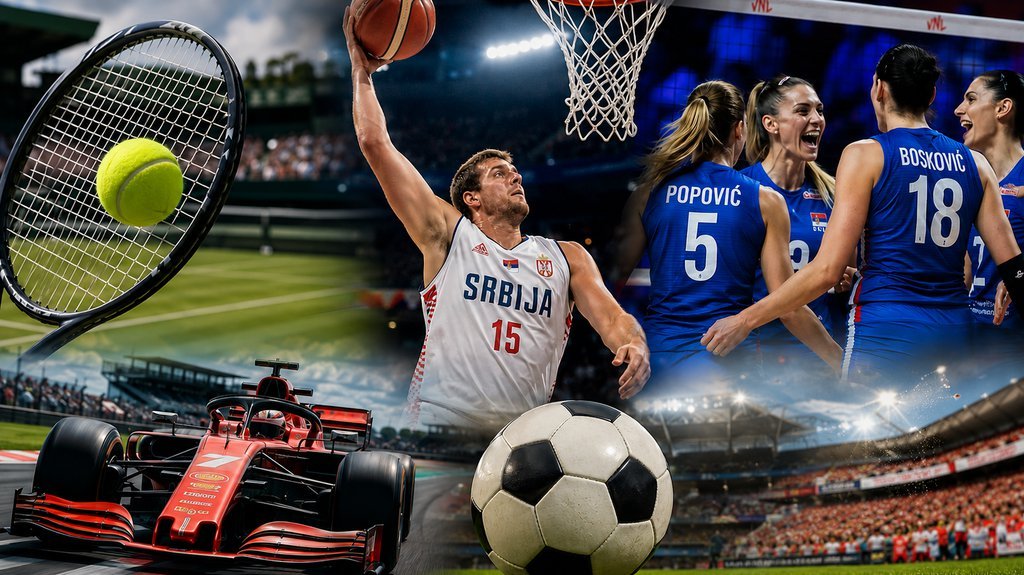 Sportska nedelja iz snova: Od vimbldonskih terena do magije pod obručima i na odbojkaškom terenu