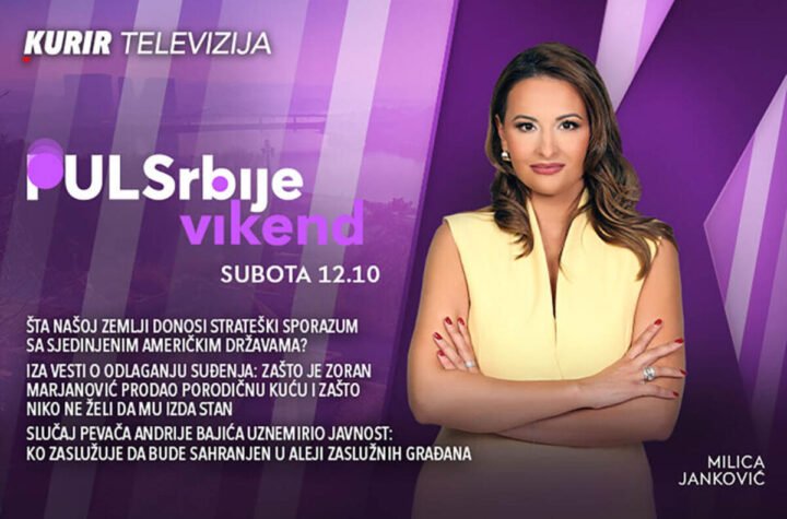 Šta našoj zemlji donosi strateški sporazum sa SAD? - današnji Puls Srbije vikend, od 12.10