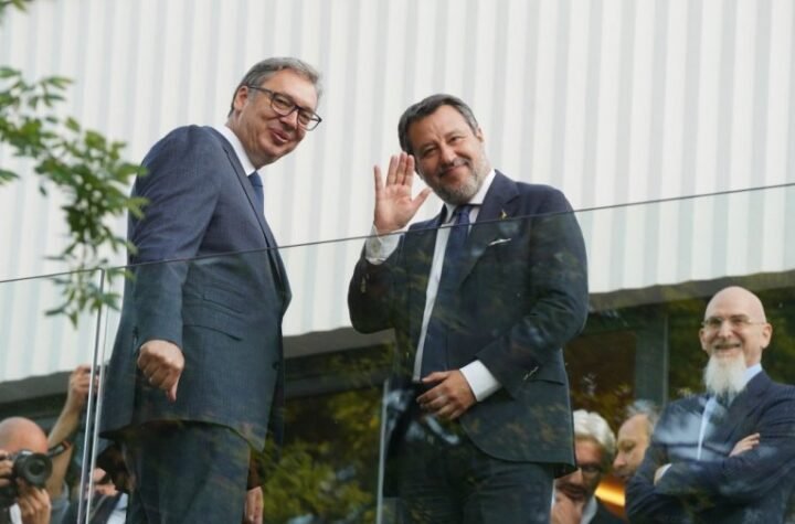 U TOKU SASTANAK DVE DELEGACIJE! Vučić ugostio Matea Salvinija - TRI TEME U FOKUSU! (FOTO)