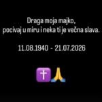 UMRLA MAJKA DRAGANA STOJKOVIĆA PIKSIJA: Tuga u domu bivšeg selektora Srbije, oglasio se emotivnom porukom