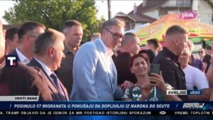 UŽIVO NA TV PINK I PINK.RS! Vučić u Svrljigu, dočekan velikim aplauzom